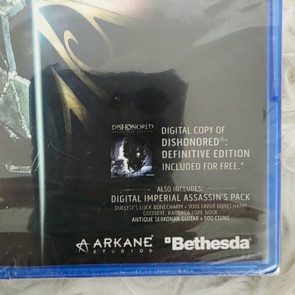 NWT PS4 Dishonored 2 Limited Edition- Sealed Game- Rated Mature - Picture 2 of 9